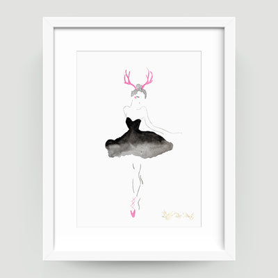 Antler Ballerina - Little Rae Prints