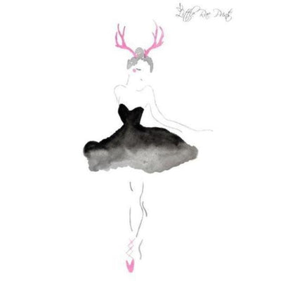 Antler Ballerina A3 - Little Rae Prints