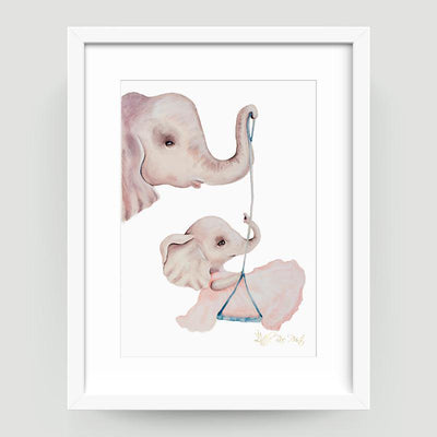 Elephant Swing - Little Rae Prints