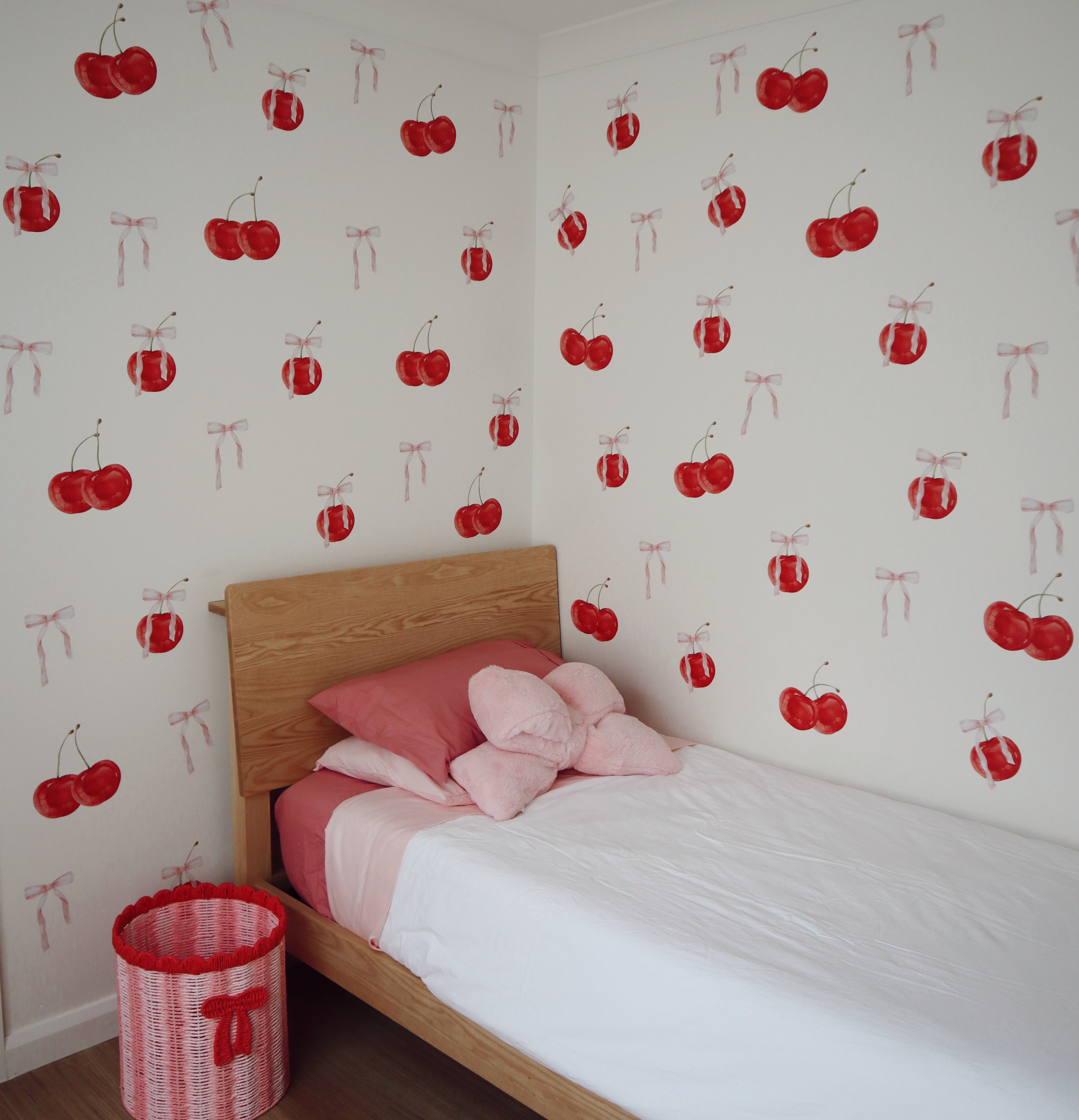 Cherries & Bows Wall Decals – Little Rae Prints