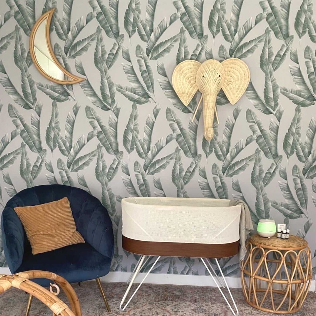 Tropical Leaves Wallpaper – Little Rae Prints