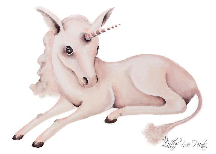 Baby Unicorn A3 - Little Rae Prints
