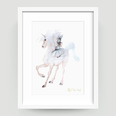 Belle Unicorn - Little Rae Prints