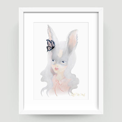 Silver Bunny - Little Rae Prints