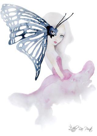 Madame Butterfly A3 - Little Rae Prints