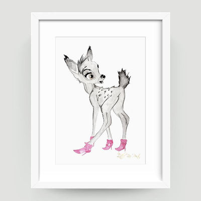 Doe in Boots A3 - Little Rae Prints