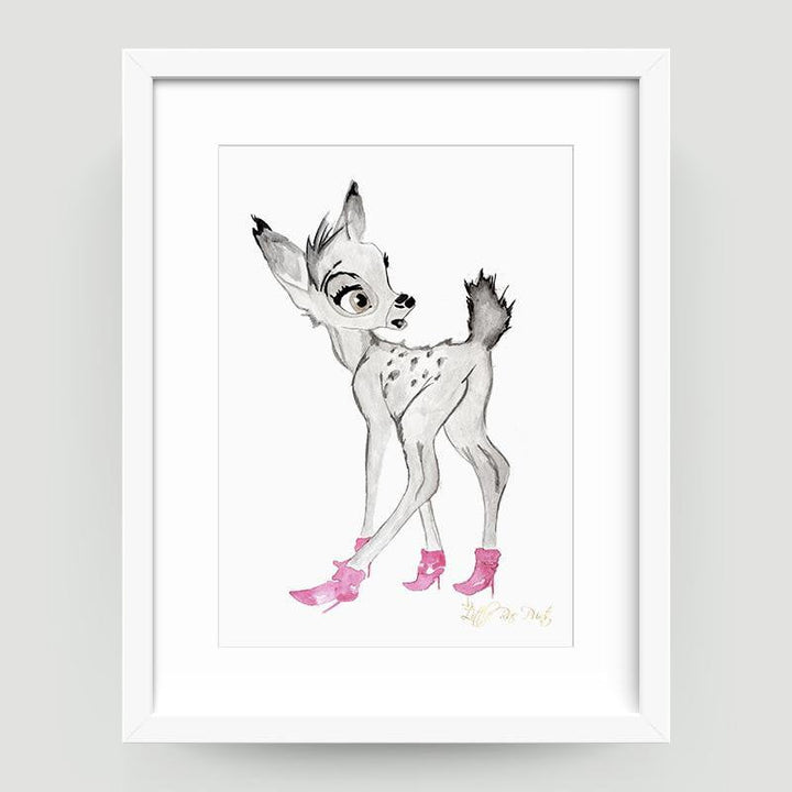 Doe in Boots A3 - Little Rae Prints