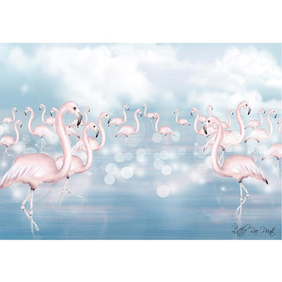 Flamingo Flock A3 - Little Rae Prints