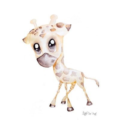 George the Giraffe A3 - Little Rae Prints