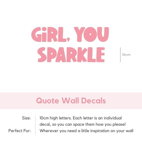 Affirmation Wall Vinyl: 'her vibe is pretty' – Lil Miss Mason Jar