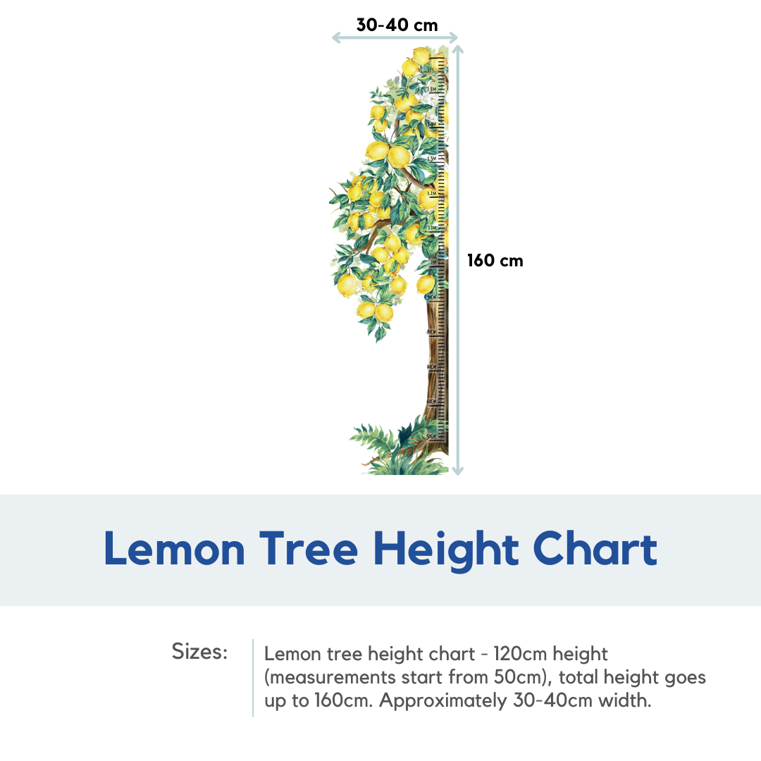 Tree Wall Decal Growth Chart Tree Height Chart Wall Decals – Little