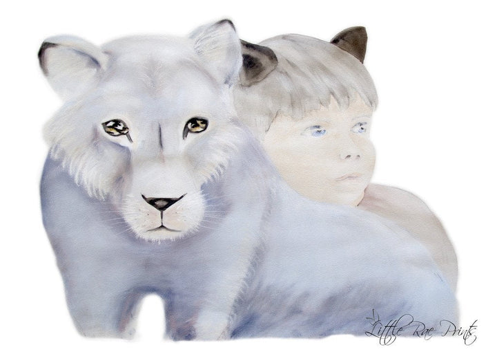 Little Mountain Lion 50 x 70cm - Little Rae Prints