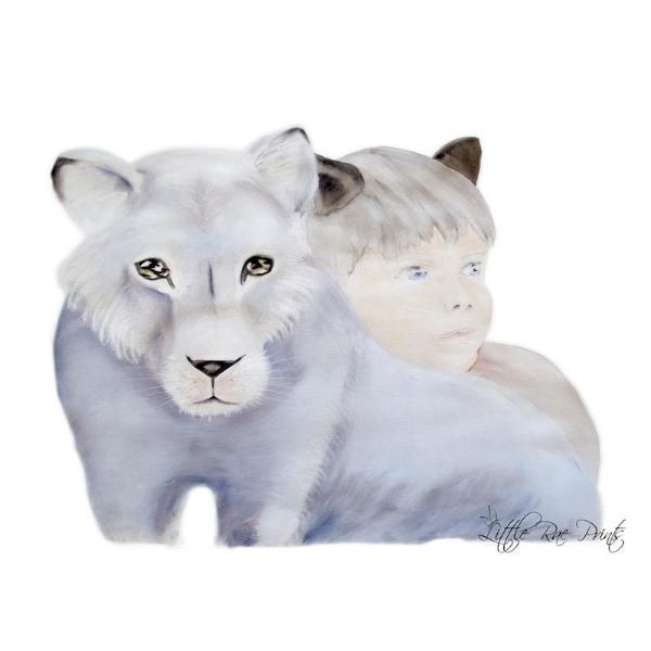 Little Mountain Lion 50 x 70cm - Little Rae Prints