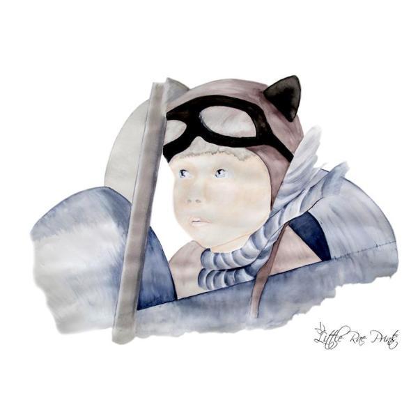 Little Pilot A3 - Little Rae Prints