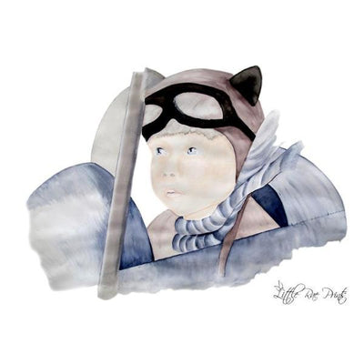 Little Pilot 50 x 70cm - Little Rae Prints