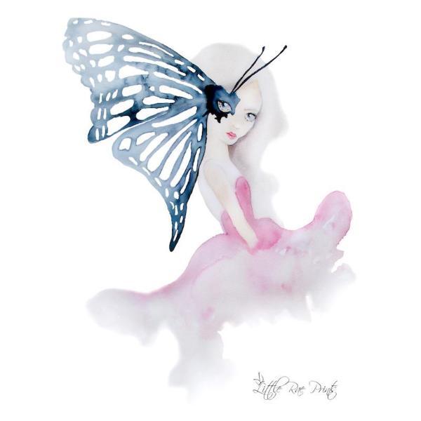 Madame Butterfly A3 - Little Rae Prints