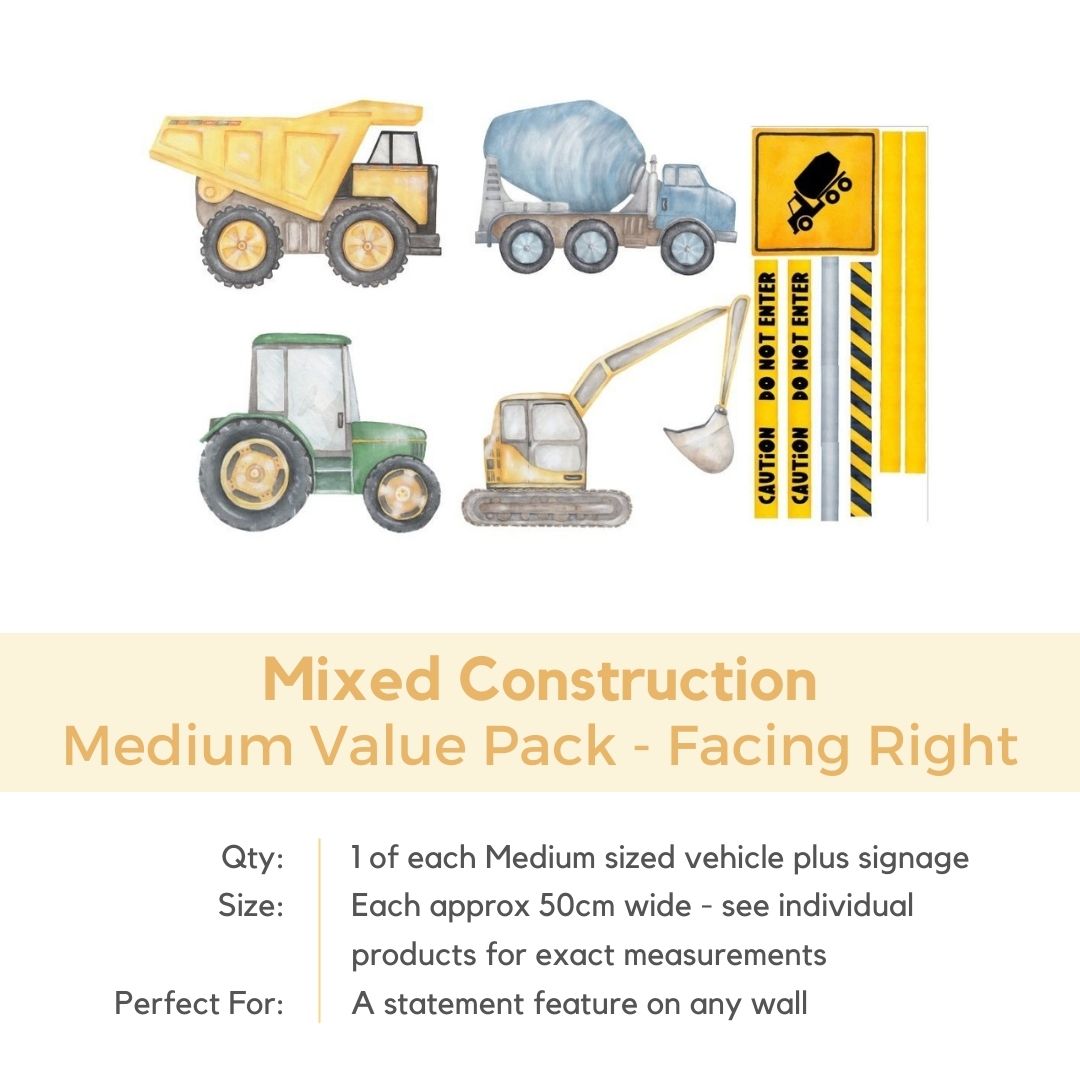 Construction Value Graphics CONSTRUCTION VALUE PACKS – Little Rae Prints