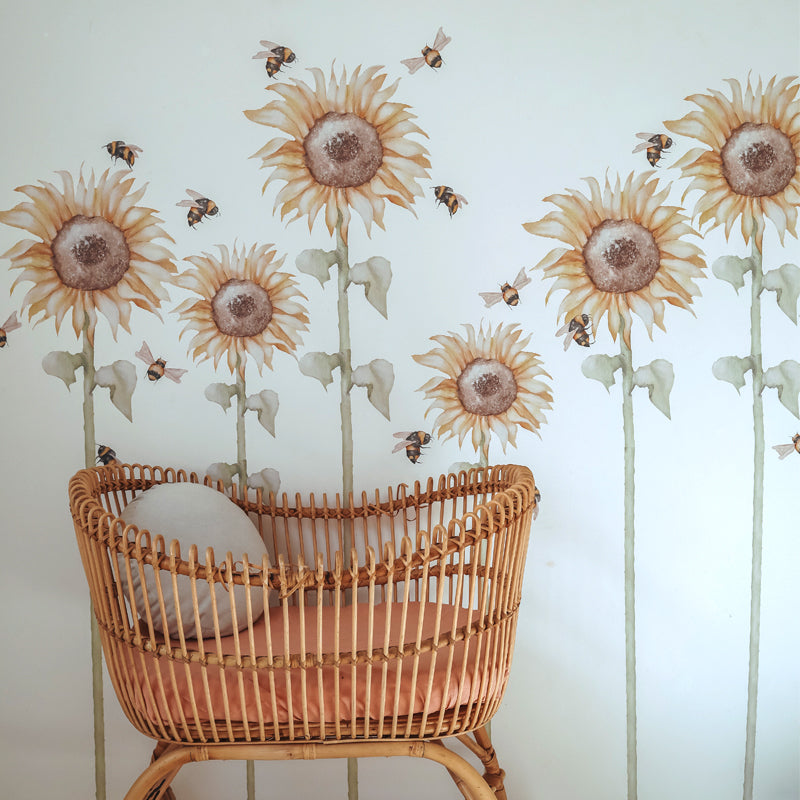 Sunflowers decals discount