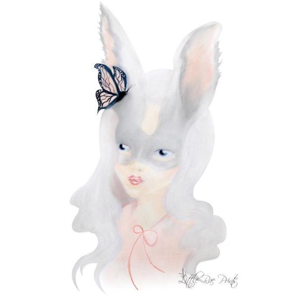 Silver Bunny - Little Rae Prints
