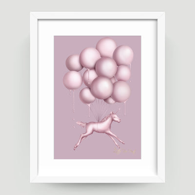 Unicorn Balloons - Little Rae Prints