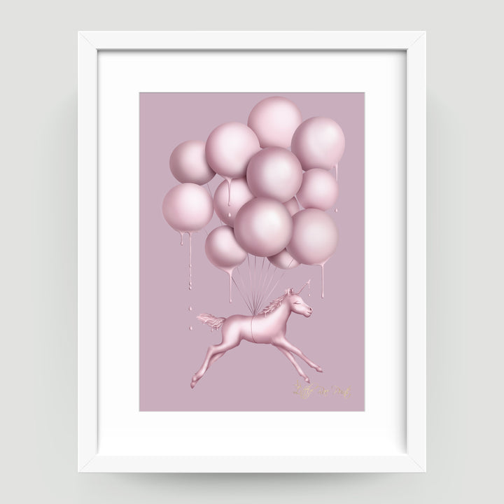 Unicorn Balloons - Little Rae Prints