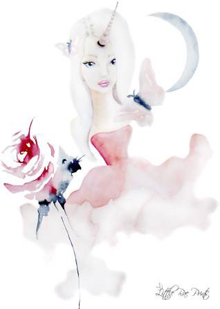 Unicorn Rose - Little Rae Prints