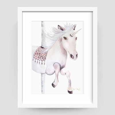 Carousel Unicorn - Little Rae Prints