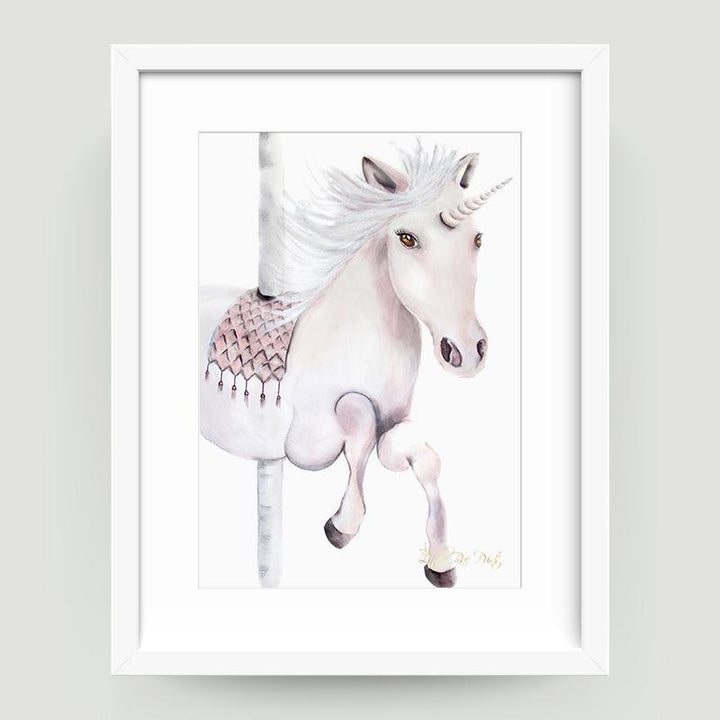Carousel Unicorn - Little Rae Prints