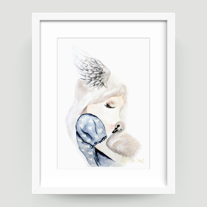 Swan Snuggles - Little Rae Prints